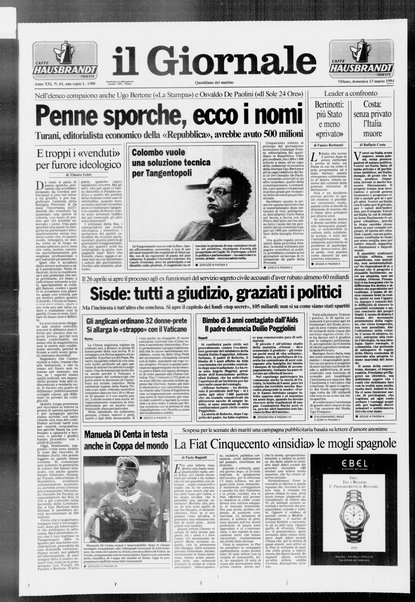 Il giornale : quotidiano del mattino